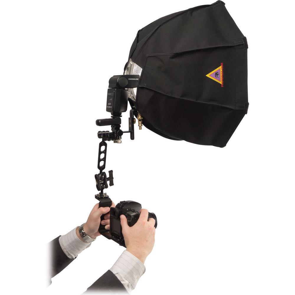 Photoflex Adjustable Shoe Mount Connector for Small to Medium Litedome Softboxes
