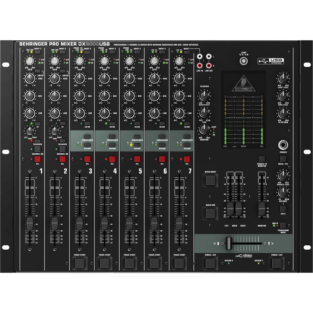 Behringer DX2000USB Professional 7-Channel DJ Mixer
