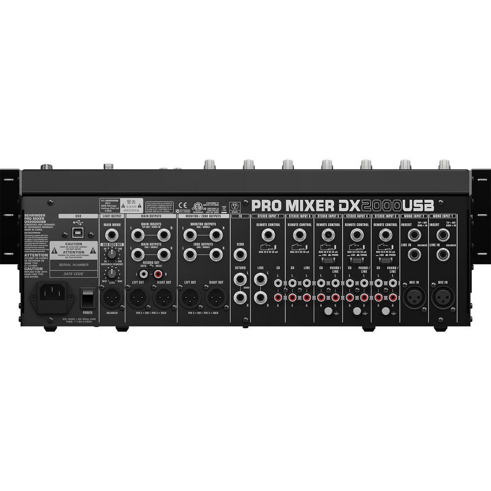 Behringer DX2000USB Professional 7-Channel DJ Mixer