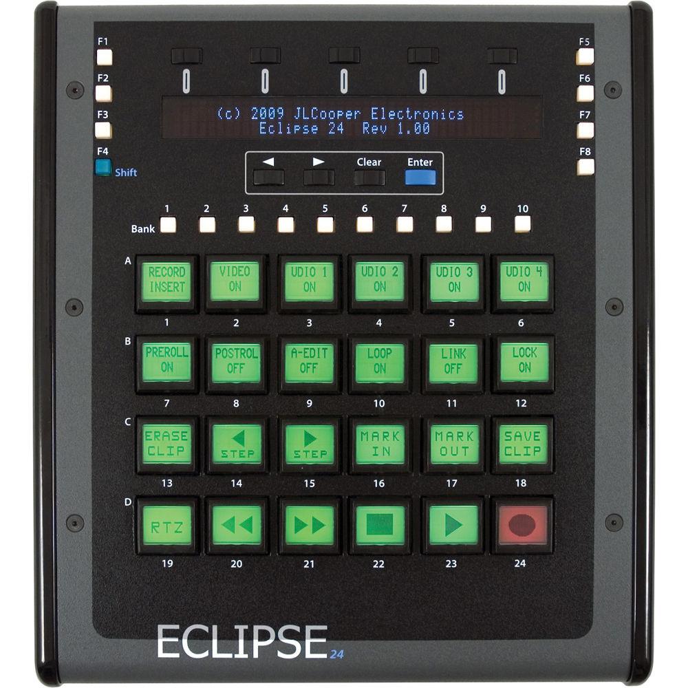 JLCooper Eclipse 24 Midnight Tactile Command Palette