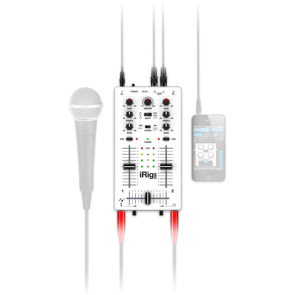 IK Multimedia iRig Mobile Mixer For iPhone iPad iPod Touch