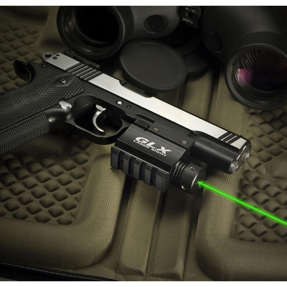 Barska GLX Green Laser with Built-In Mount and Rail