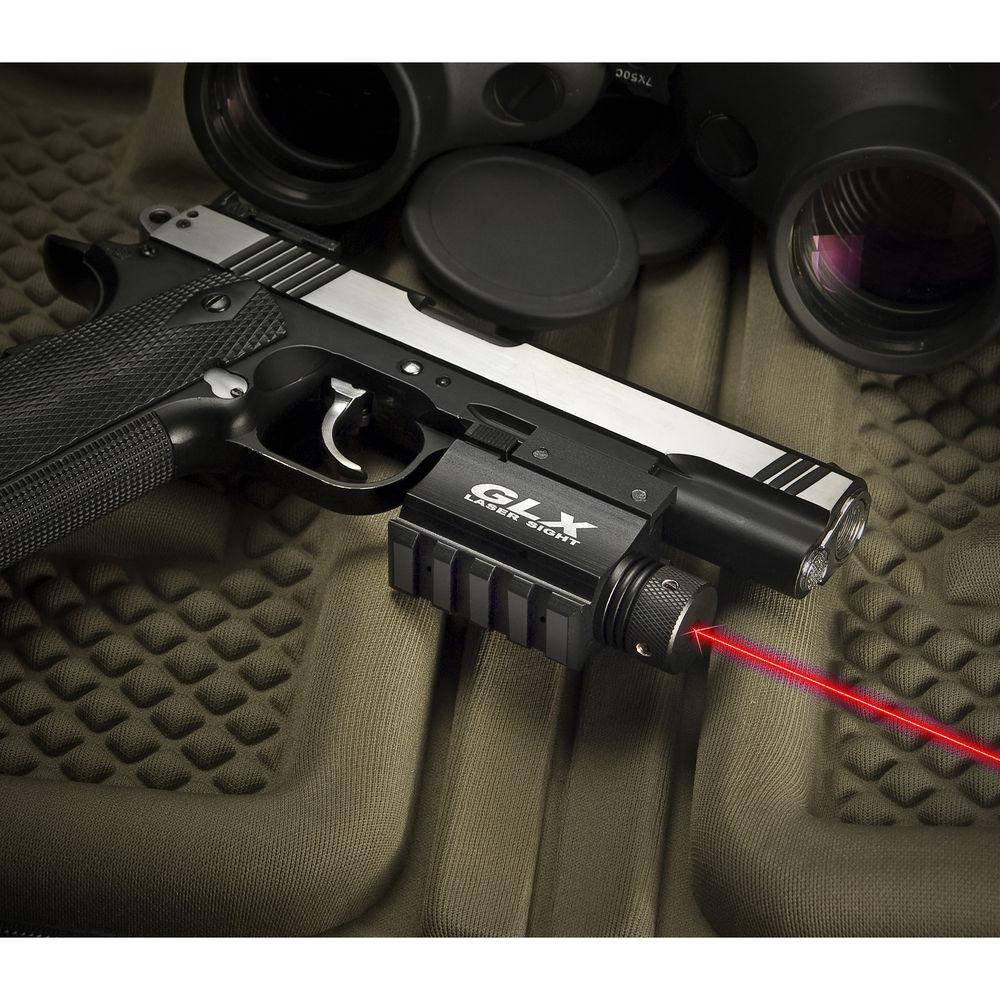 Barska GLX Red Laser with Built-In Mount and Rail