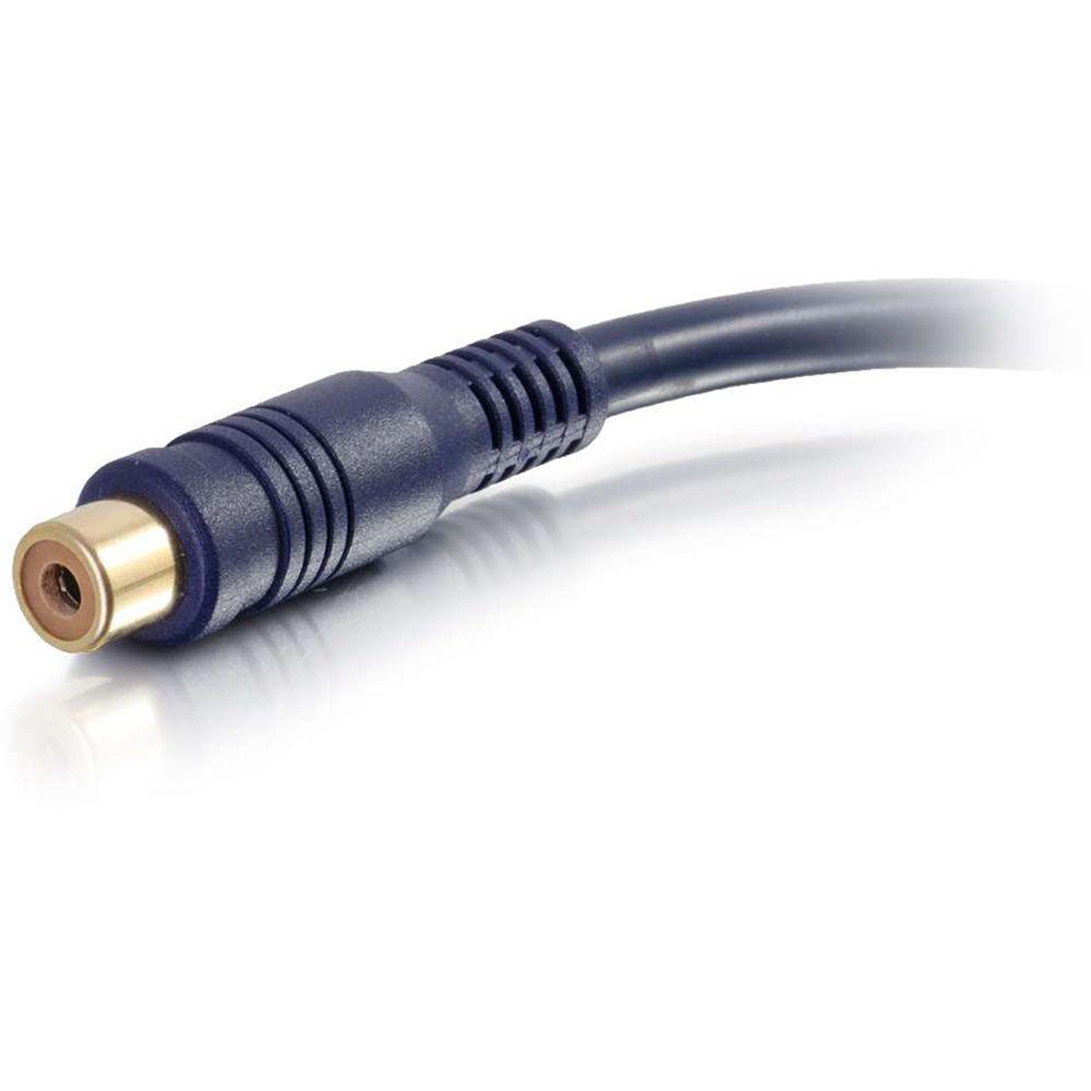 C2G 6" Velocity Two RCA Stereo Male to One RCA Mono Female Y-Cable