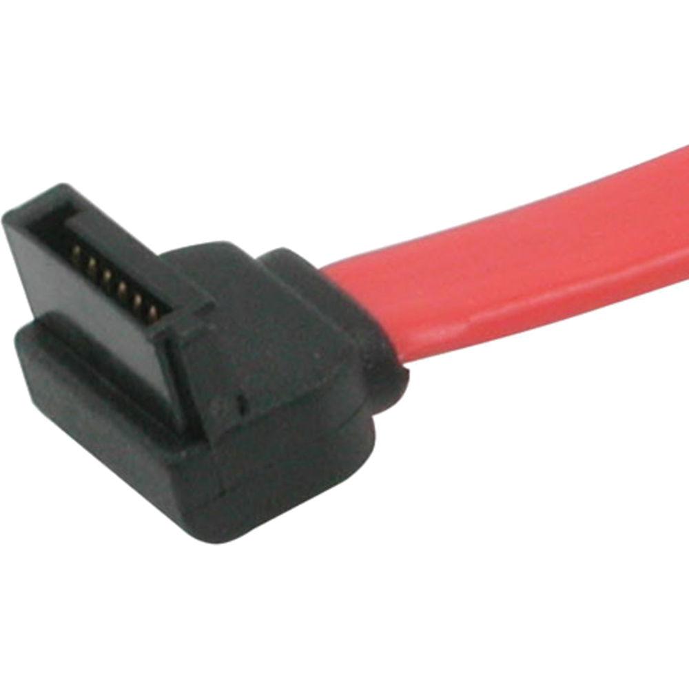 C2G 7-pin 180- to 90-Degree 1-Device Serial ATA Cable - 36"
