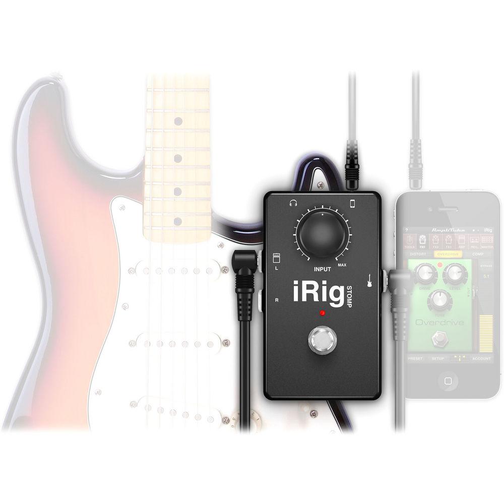 IK Multimedia iRig STOMP Stompbox Guitar Interface