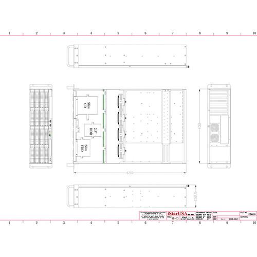 iStarUSA E3M16 3U 16-Bay Storage Server Rackmount Chassis
