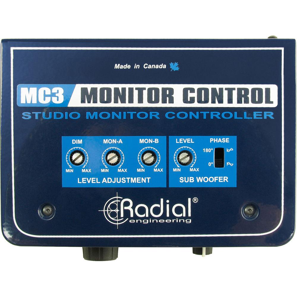 Radial Engineering MC3 - Studio Monitor Controller with Headphone Amplifier