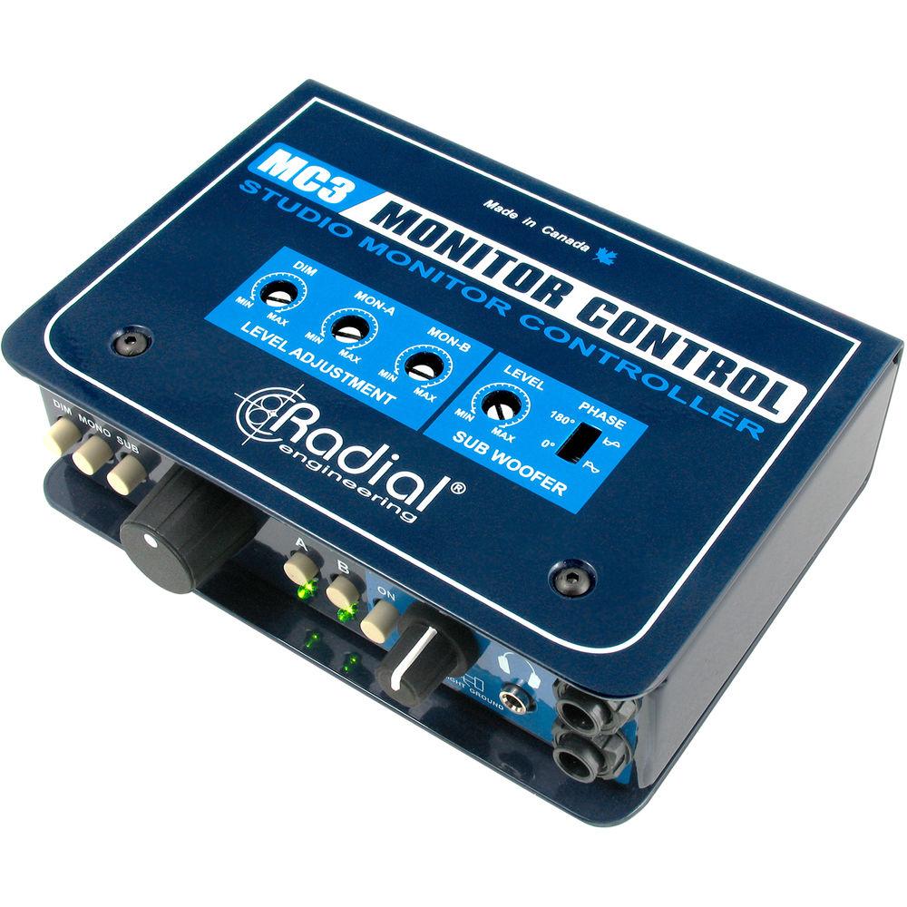 Radial Engineering MC3 - Studio Monitor Controller with Headphone Amplifier