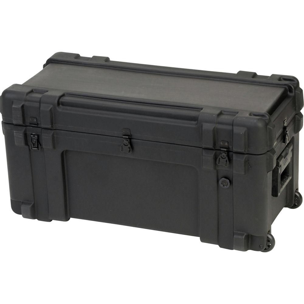 SKB 3R3214-15B-EW Roto-Molded Mil-Standard Utility Case with Empty Interior and wheels