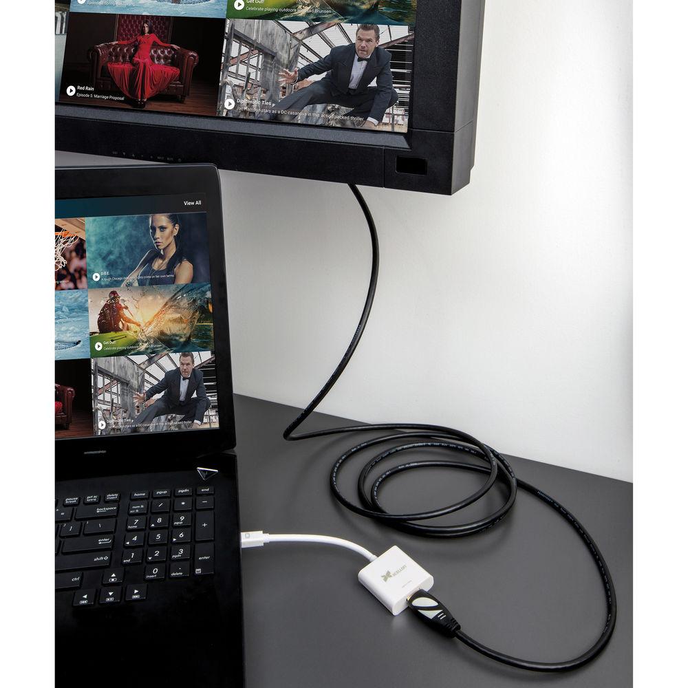 Xcellon Mini DisplayPort to HDMI Adapter with Audio