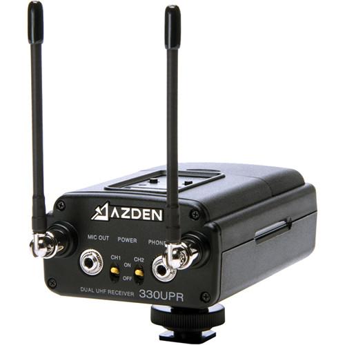 Azden 330UPR UHF On-Camera Dual Receiver