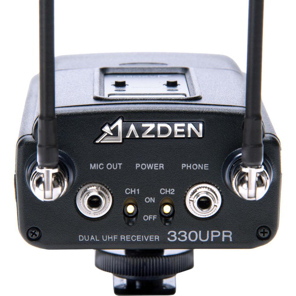 Azden 330UPR UHF On-Camera Dual Receiver