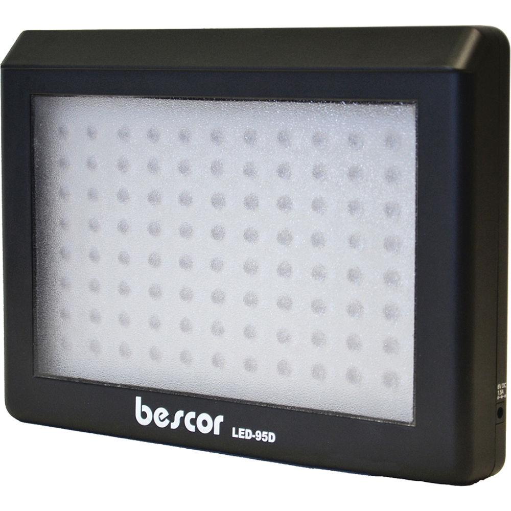 Bescor LED-95DK Dual LED Light Kit with Extended Batteries