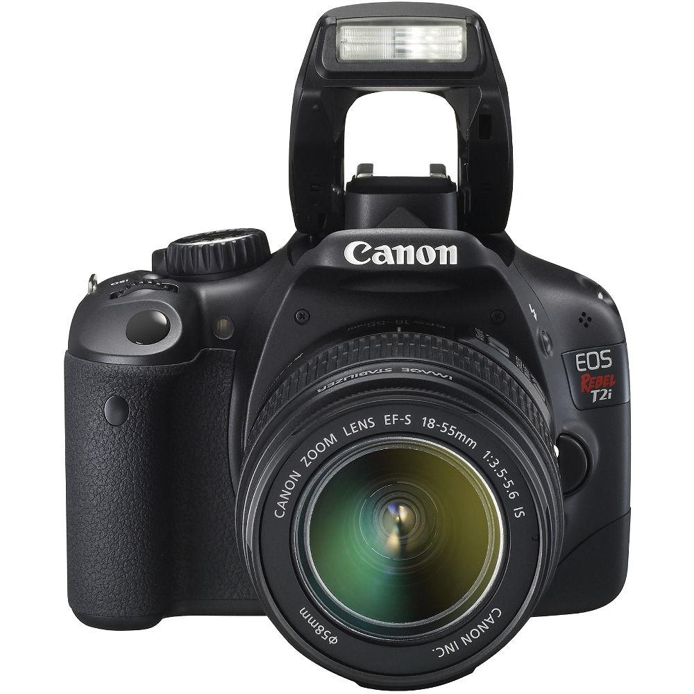 Canon EOS Rebel T2i Digital SLR Kit w EF-S 18-55 IS II - Refurbished