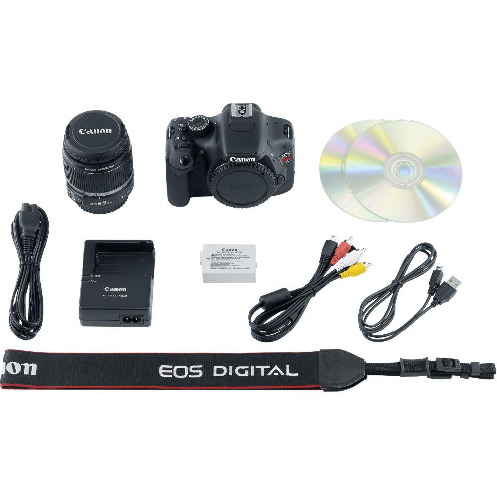 Canon EOS Rebel T2i Digital SLR Kit w EF-S 18-55 IS II - Refurbished