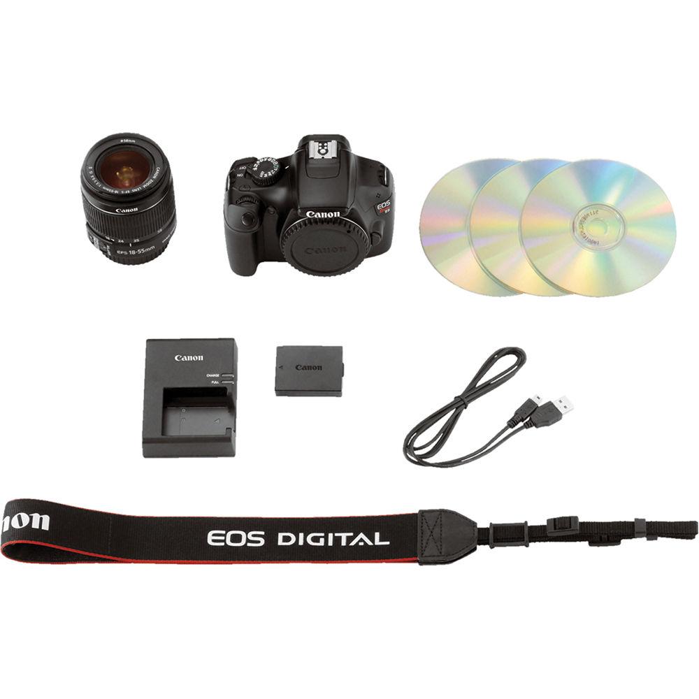 Canon EOS Rebel T3 DSLR Camera and 18-55mm IS II Lens Kit - Refurbished