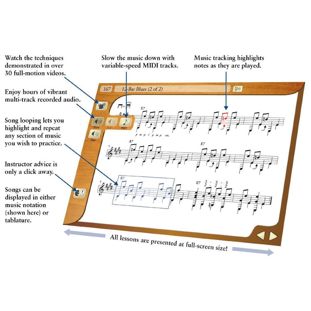 eMedia Music CD-ROM: Intermediate Guitar Method , By Kevin Garry