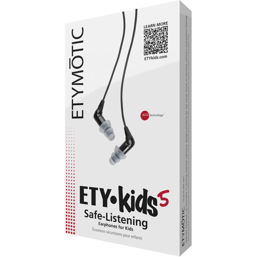 Etymotic Research ETY-Kids 5 Safe-Listening In-Ear Stereo Headphones
