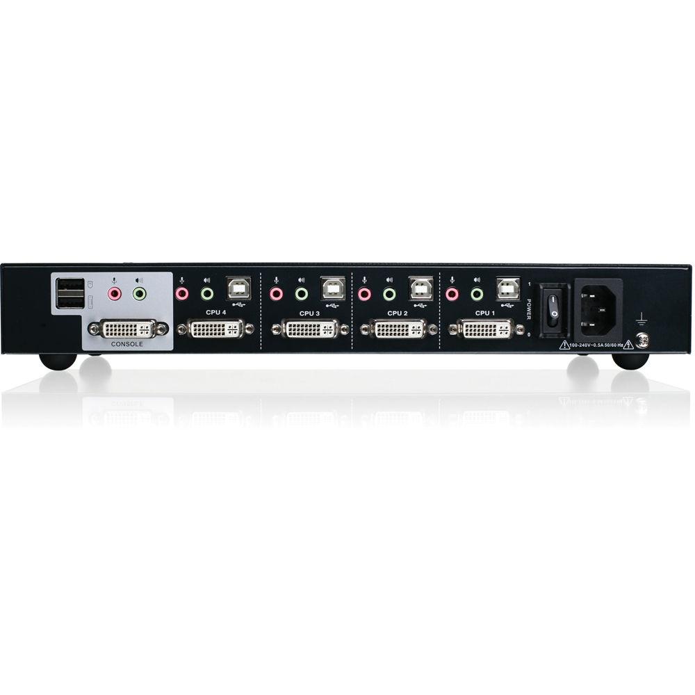 IOGEAR 4-Port Dual-Link DVI Secure KVM Switch