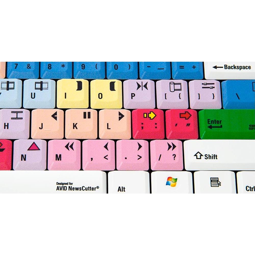 LogicKeyboard Avid Newscutter Slim Line PC Keyboard