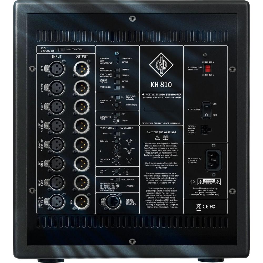 Neumann KH 810 10" Active Studio Subwoofer