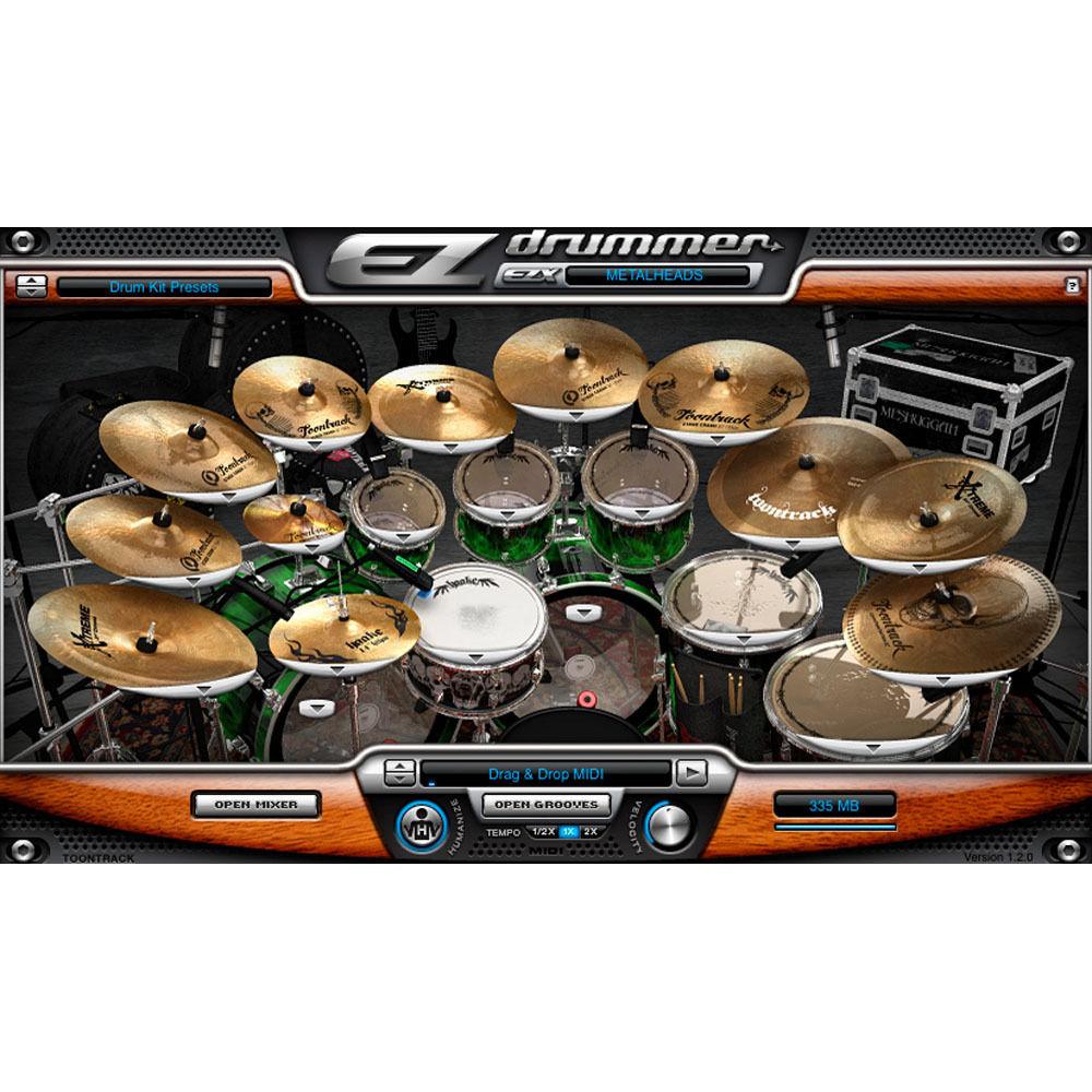 Toontrack Metalheads EZX Digital Drum Kit Software