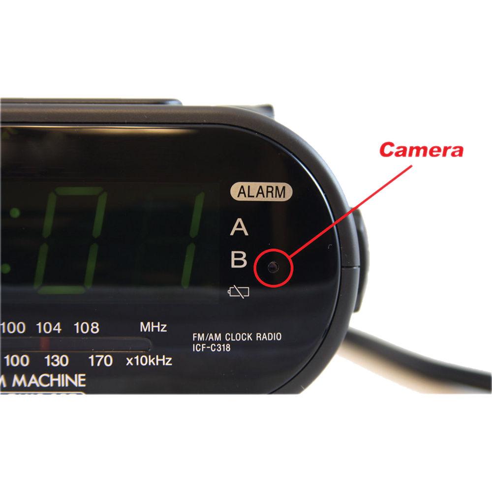 Bolide Technology Group Self Recording SONY Radio Clock Hidden Spy Camera with DVR