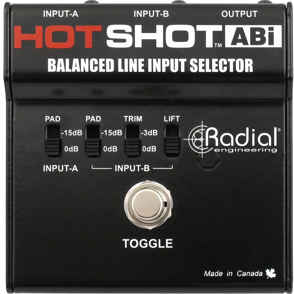 Radial Engineering Hotshot ABi Line Input Selector