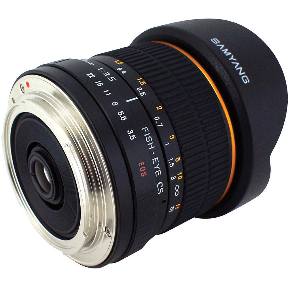 Samyang 8mm Ultra Wide Angle f 3.5 Fisheye Lens for Canon Mount