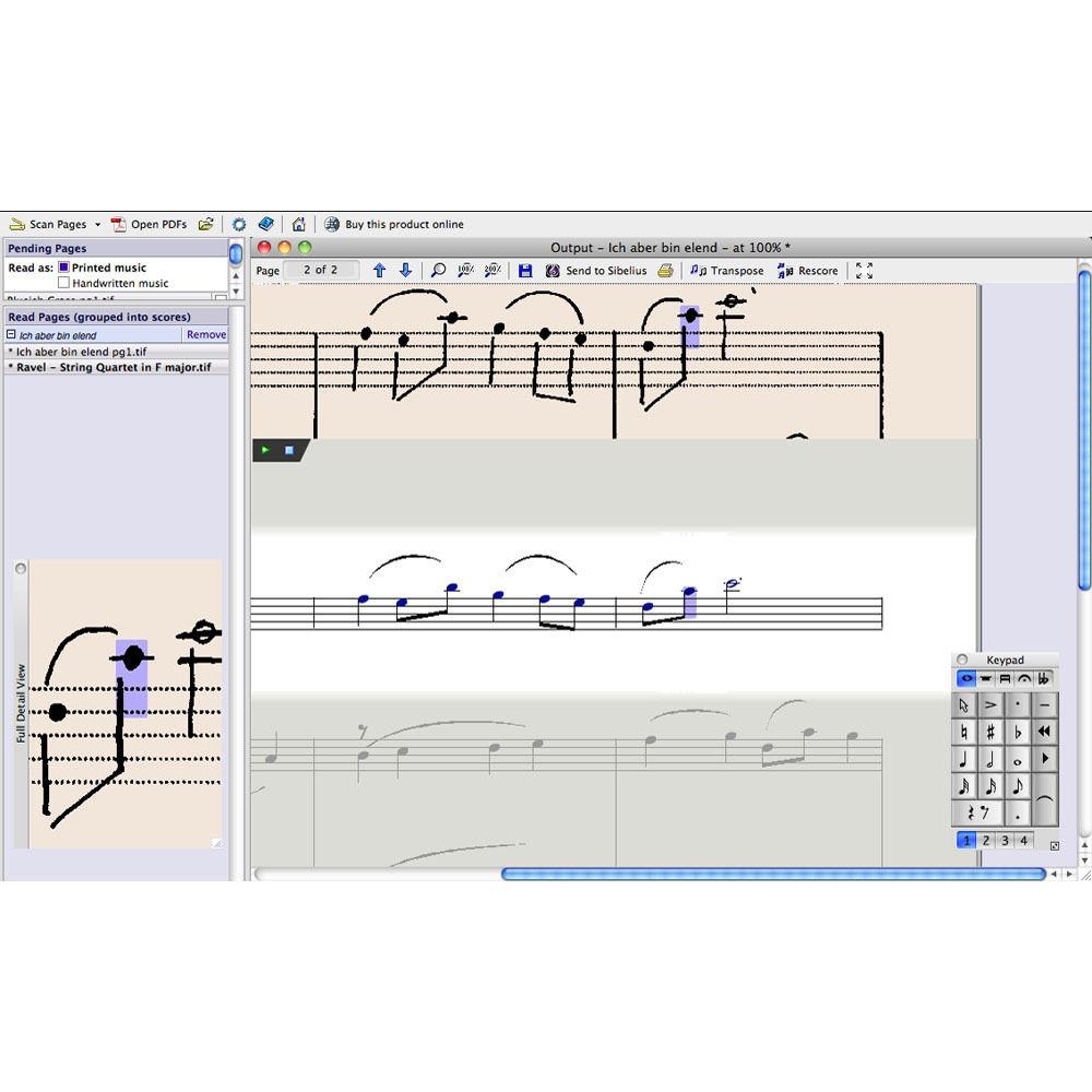 Sibelius PhotoScore Ultimate 7 - Advanced Music Scanning Software