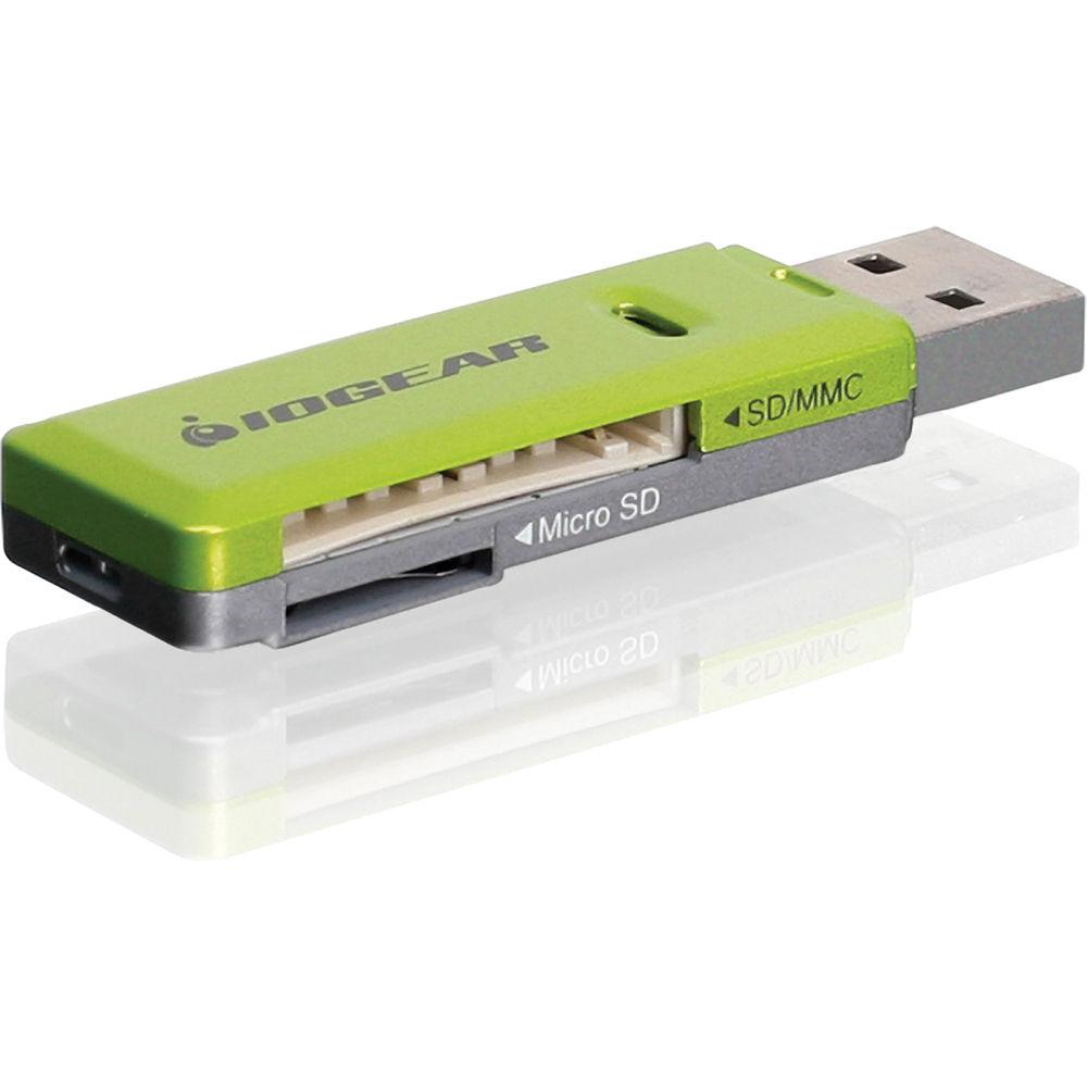 IOGEAR SD microSD MMC Card Reader Writer