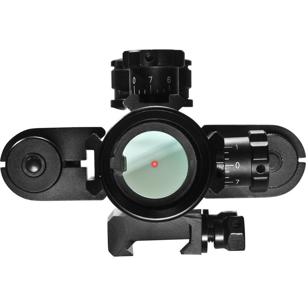 Barska 1x30 Electro Red Dot Sight with Flashlight & Laser