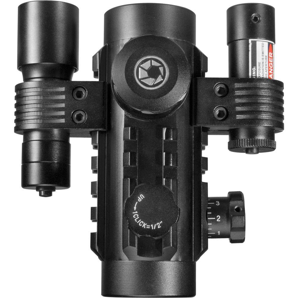 Barska 1x30 Electro Red Dot Sight with Flashlight & Laser