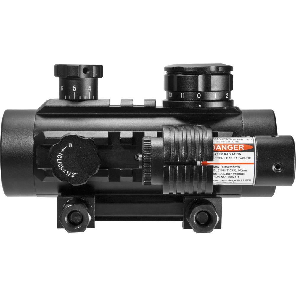 Barska 1x30 Electro Red Dot Sight with Flashlight & Laser