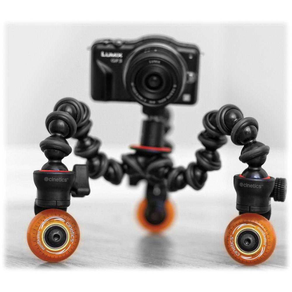 Cinetics miniSkates Camera Dolly Wheels for GorillaPod SLR-Zoom Tripod