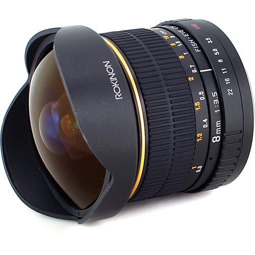 Rokinon 8mm f 3.5 Fisheye Lens for Pentax K