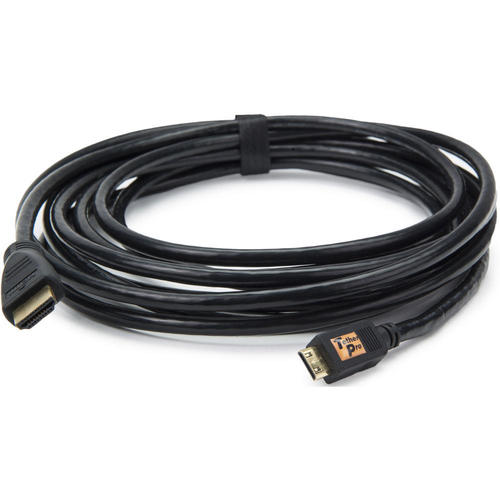 Tether Tools TetherPro Mini HDMI Male to HDMI Male Cable - 15